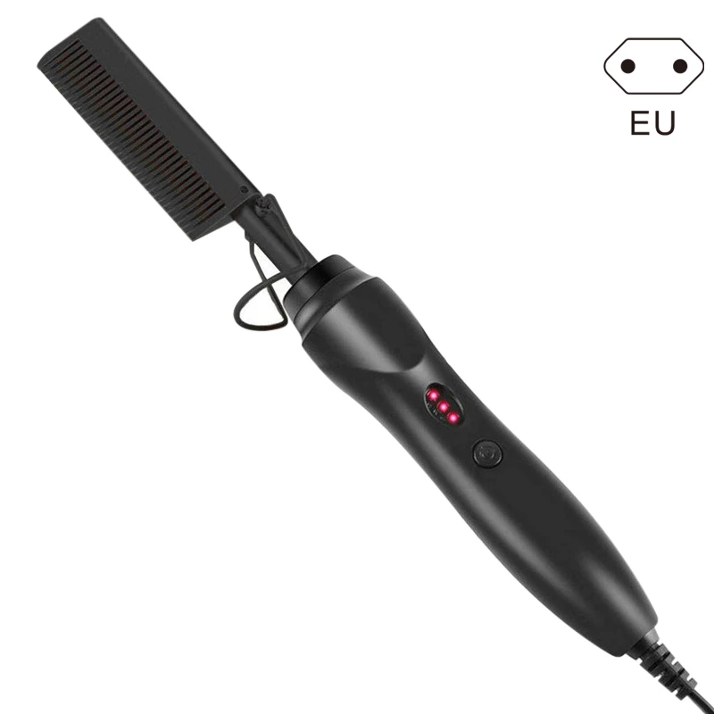

Electric Hair Straighter Dry And Wet Copper Multifunctional Heating Comb Anti-Scald KG66