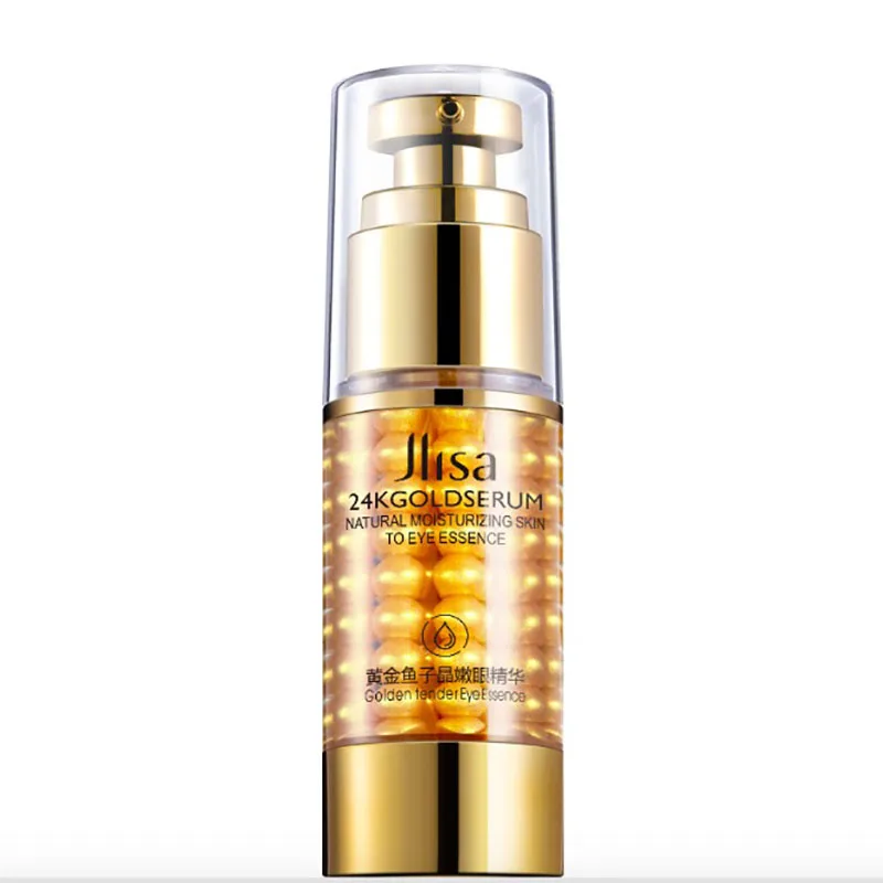 Покрытыем цвета чистого 24 каратного золота против морщин вокруг глаз Сыворотки