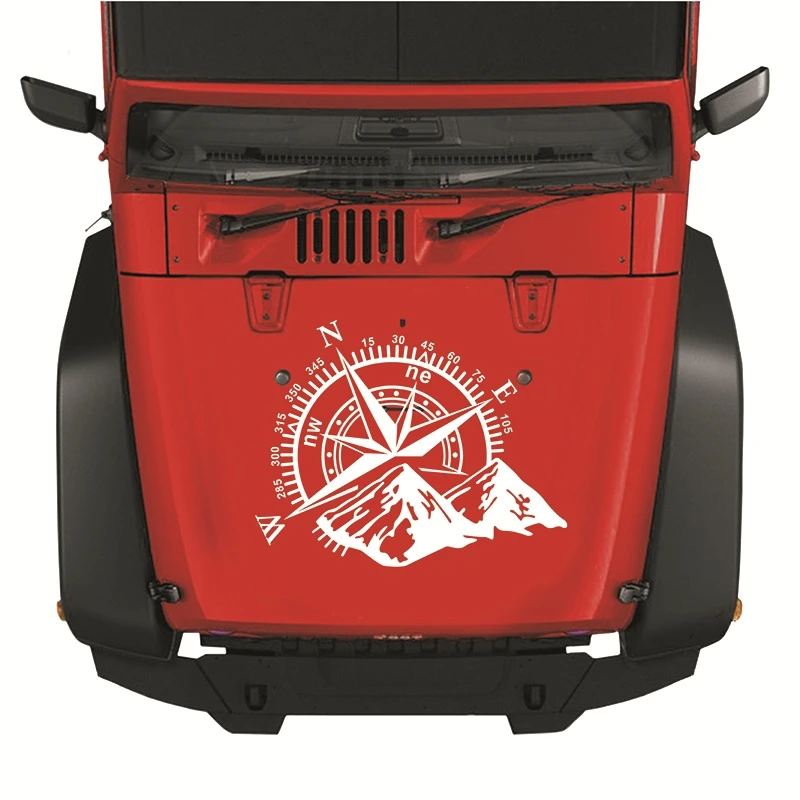 Автомобильная наклейка s 50x60 см компас внедорожная и Роза навигационная