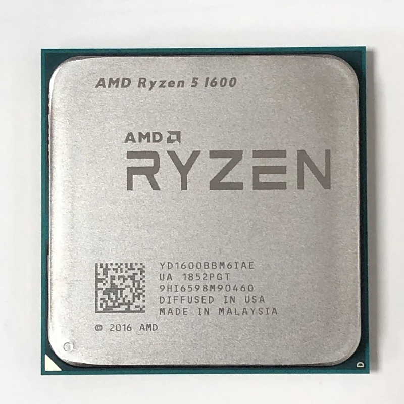 Процессор AMD Ryzen 5 1600 R5 3 2 ГГц шестиядерный процессор с двенадцатью потоками 65 Вт