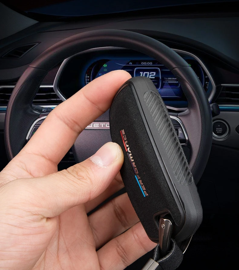 Автомобильный замшевый кожаный чехол брелок держатель для BMW X1 F48 X3 X4 X5 X6 F30 E90 E46 E34