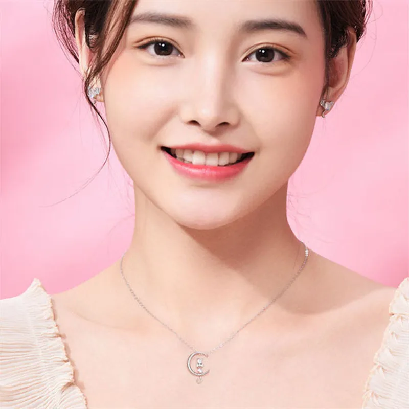 Подвеска в виде кошки для женщин и девушек ювелирные изделия из стерлингового