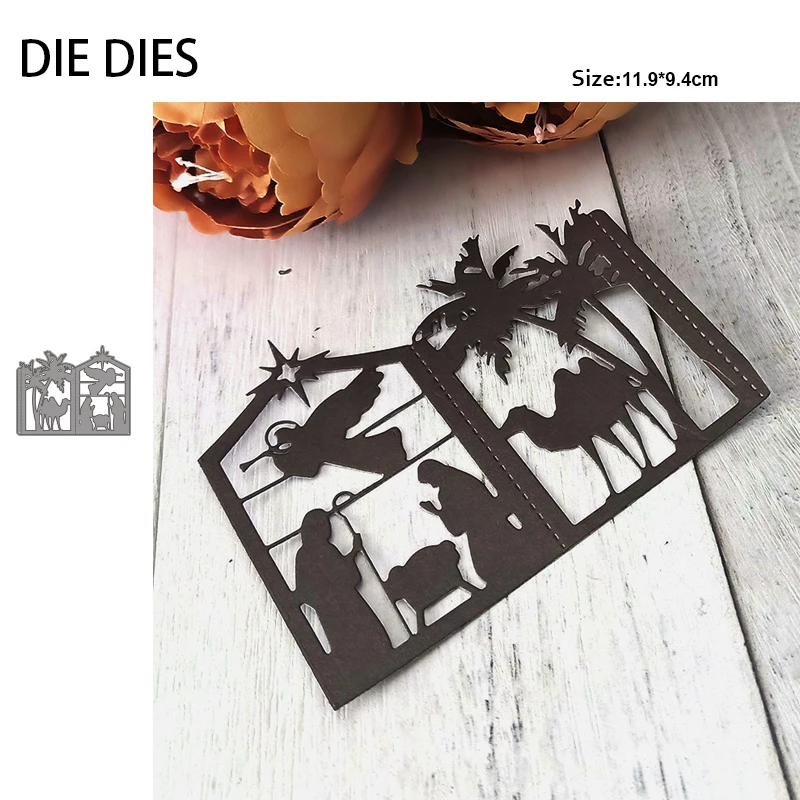 Режущие штампы новинка 2020 фонарь с металлической режущей формой для DIY штамп