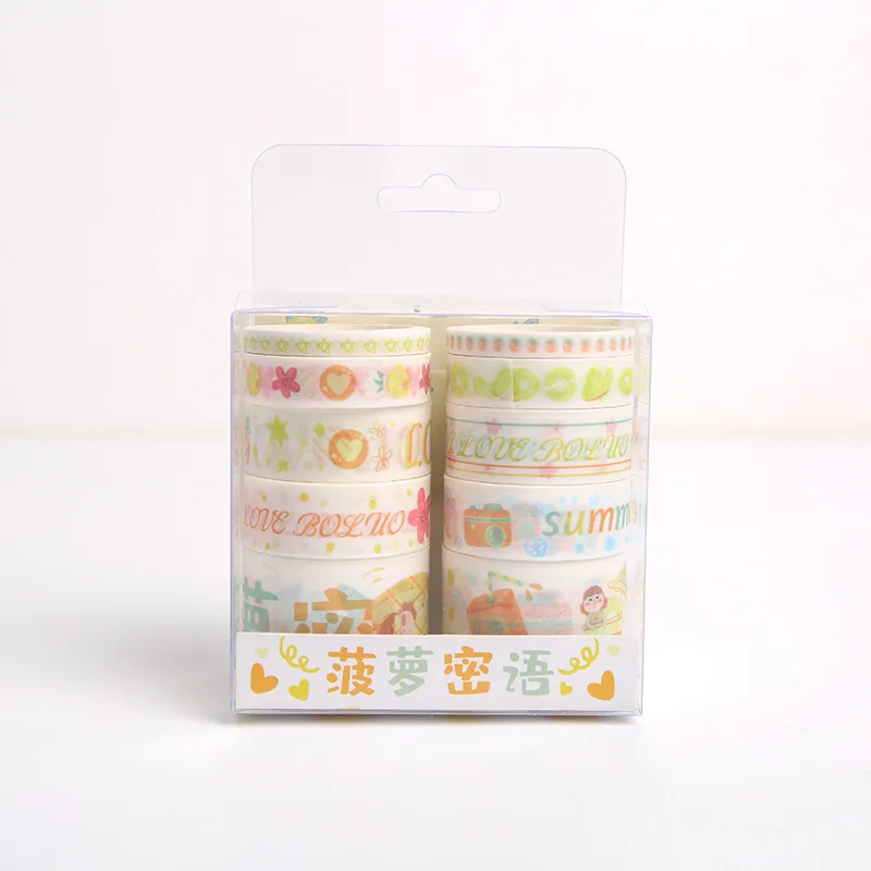 22 10 шт./компл. лента washi кактус washitape звездное небо изоляционная лента Kawaii материал Эсколар Скрапбукинг washi papelaria - Цвет: 22