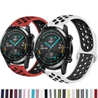 Ремешок силиконовый для Huawei Watch GT 22e, браслет для Samsung Galaxy watch 42 46 ммActive 2, 20 мм22 мм, 42 мм46 мм