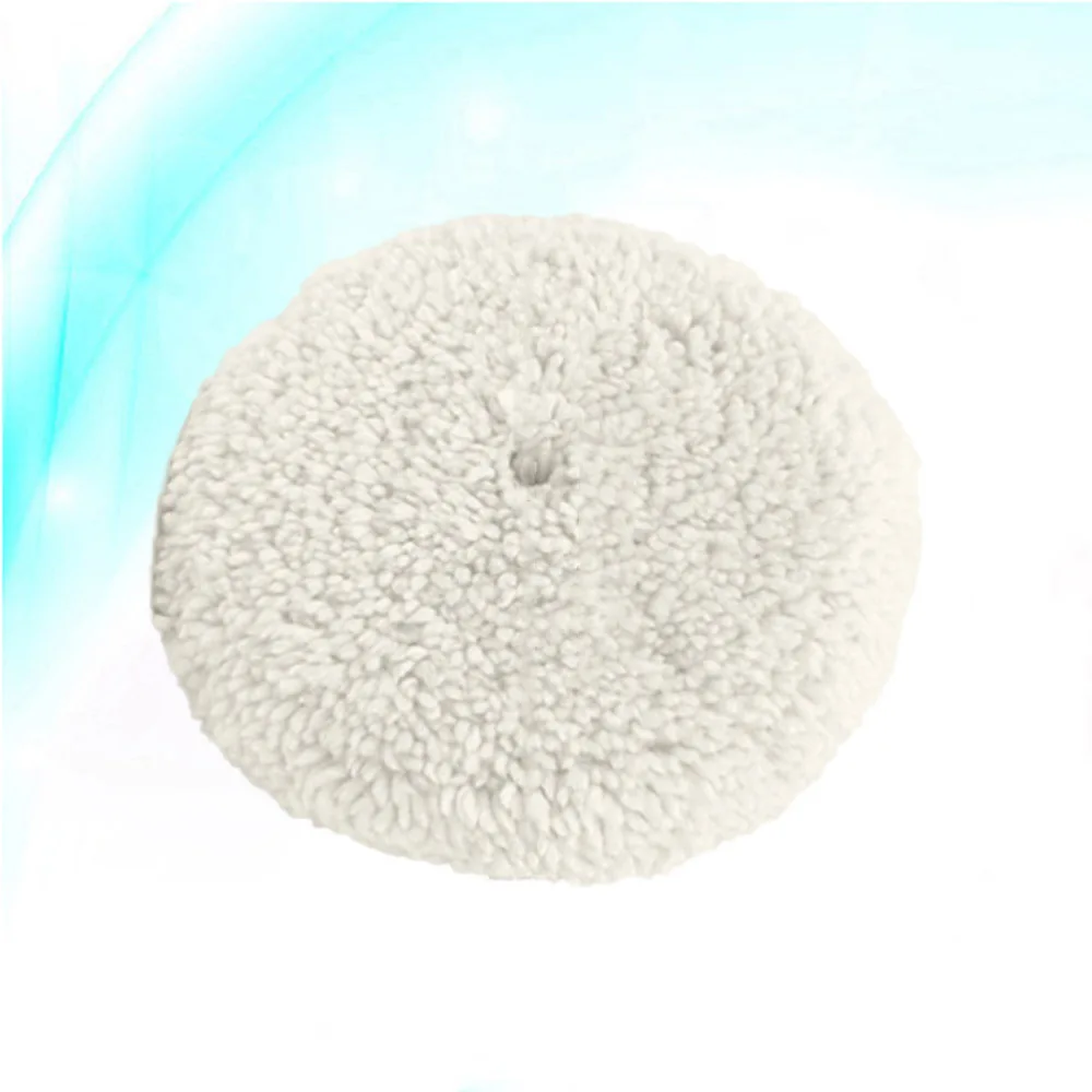 

M16 Waxing Wool Wheel Double Side Polished Pads Buffer for Car (White)