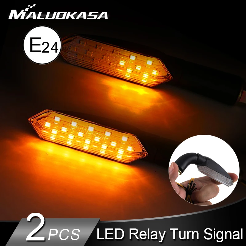 поворотники для мотоцикла 2 шт. светодиодный указатель поворота мигалка