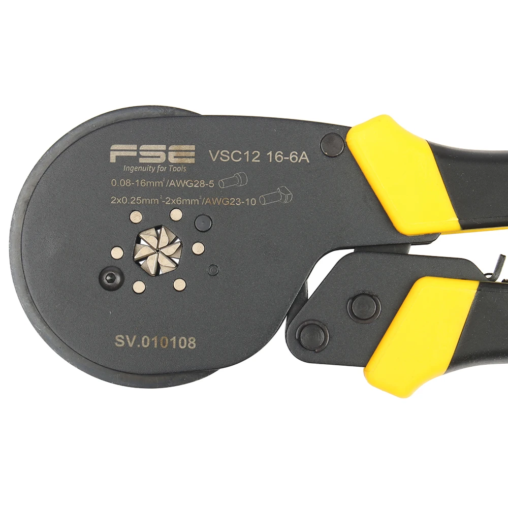 VSC12 16-6A обжимные плоскогубцы квадратный 0 08-16 мм2 26-5AWG для типа трубки иглы терминал