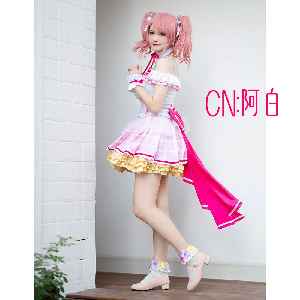 CGCOS Косплэй костюм Bang Dream! Пастельные* палитры мечта осветить Aya Maruyama платья одежда Униформа CG536