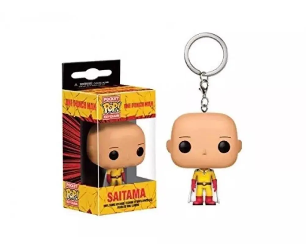 saitama Funko Pop HP7 Харри Хедвиг Фокс брелок игрушки дисней Олаф Анна Эльза фигурка принцессы брелок Подвески Игрушки Южная парк Кенни - Цвет: saitama