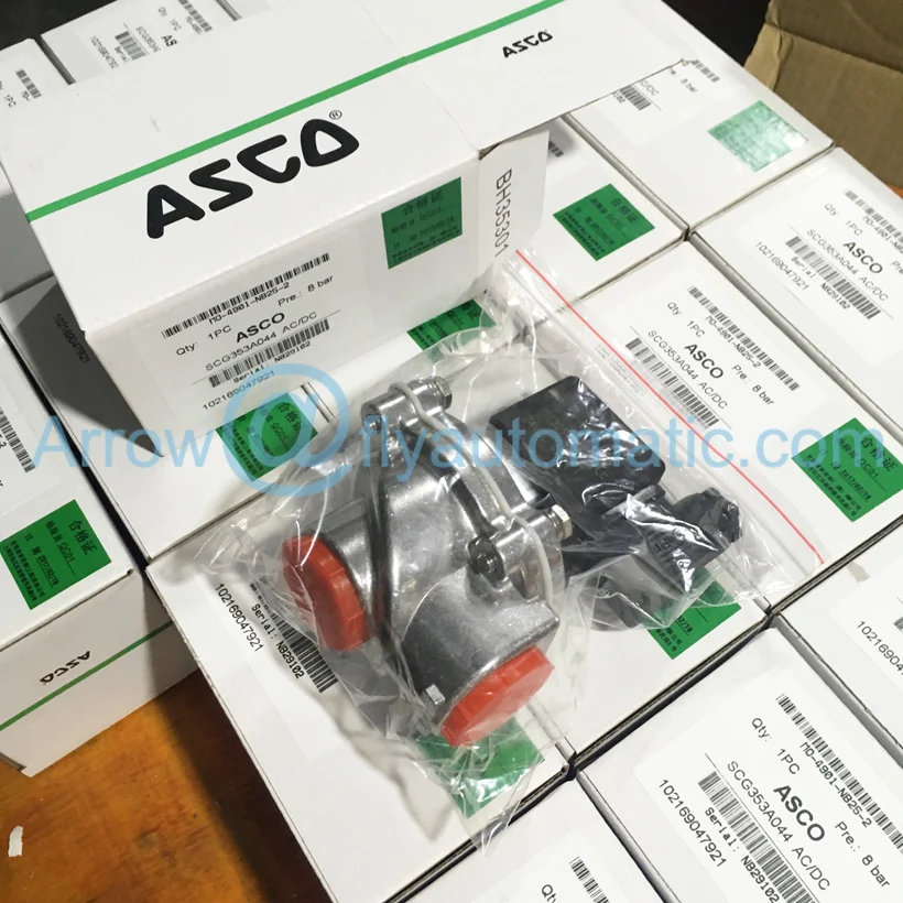 ASCO SCG353A044 " 2/2 way с алюминиевой резьбой одноступенчатый импульсный струйный клапан