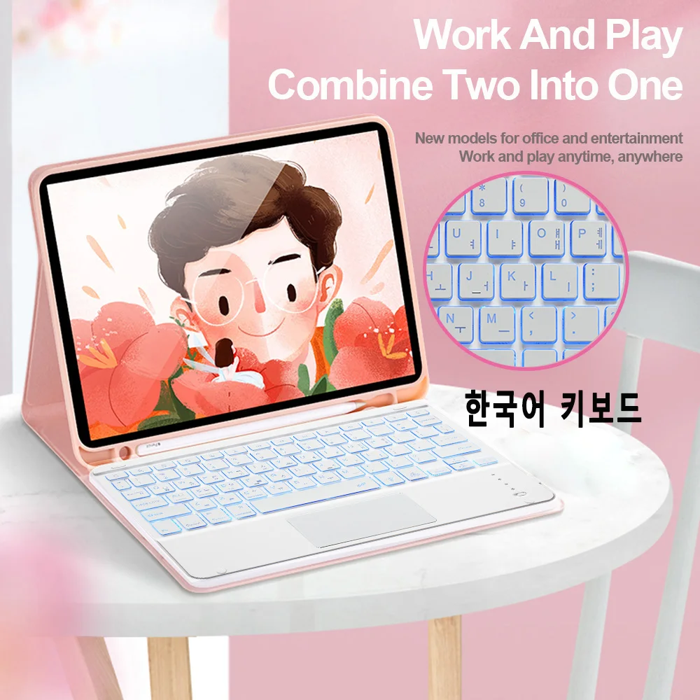 Для iPad Air 4 10 9 Pro 11 2018 2020 7 5 2 2019 5th 6th 7th поколение воздушных 3 Подсветка Сенсорная
