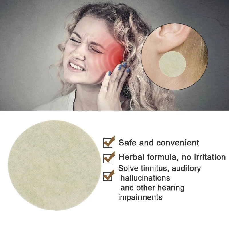 

18 шт. пластырь для Лечения шума в ушах, защита от боли в ушах, наклейка для потери слуха