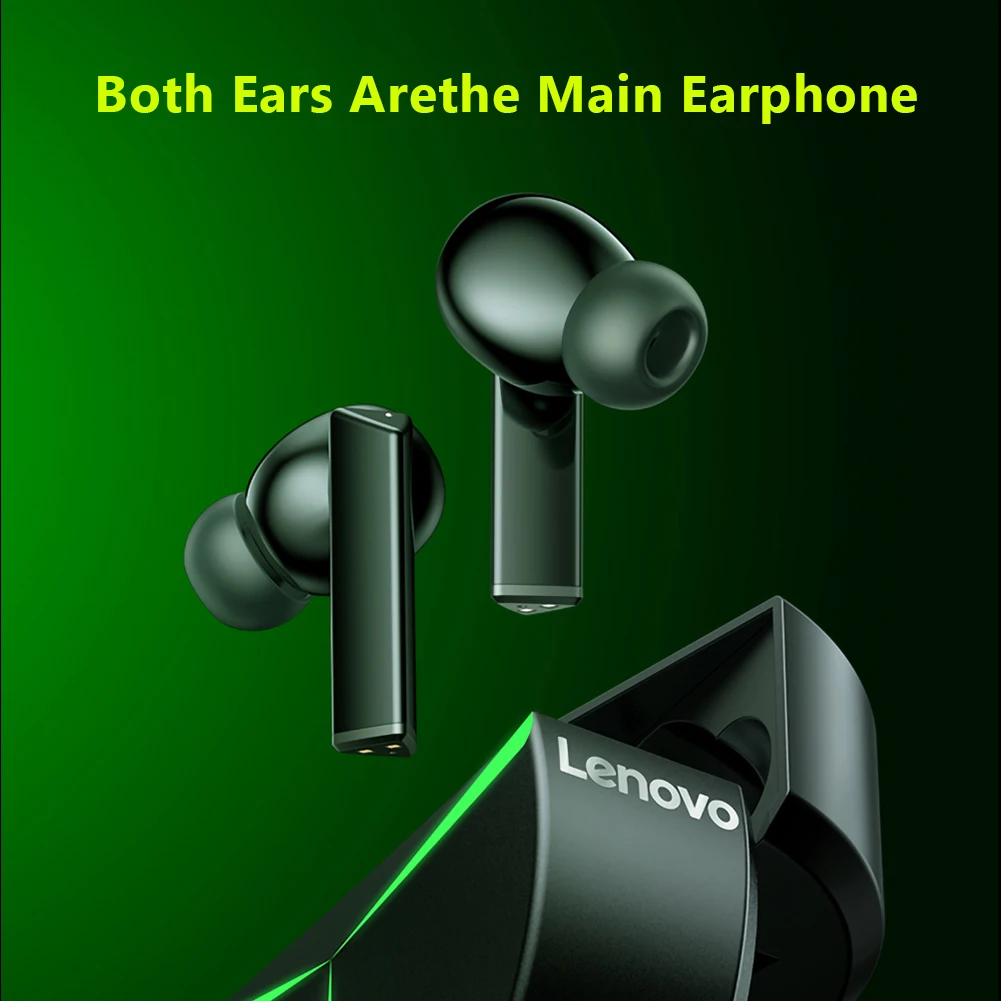 

Lenovo GM1 Wireless Earphone TWS Bluetooth 5.0 Low Latency Sports Headphone 3D Stereo Bass Game Headset for Apple Android w/Mic