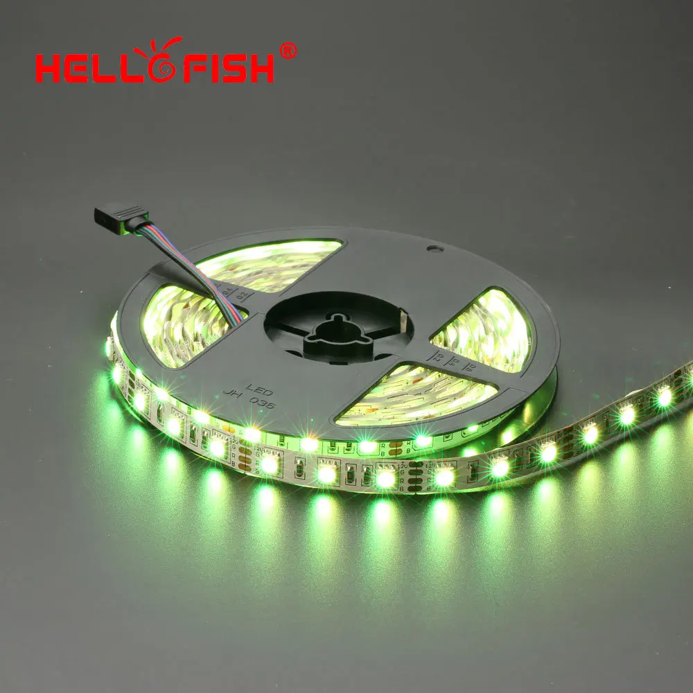 Hello рыбы 5 м двойной Слои печатной платы 5050 RGB 300 и 24 ключ контроллер комплект