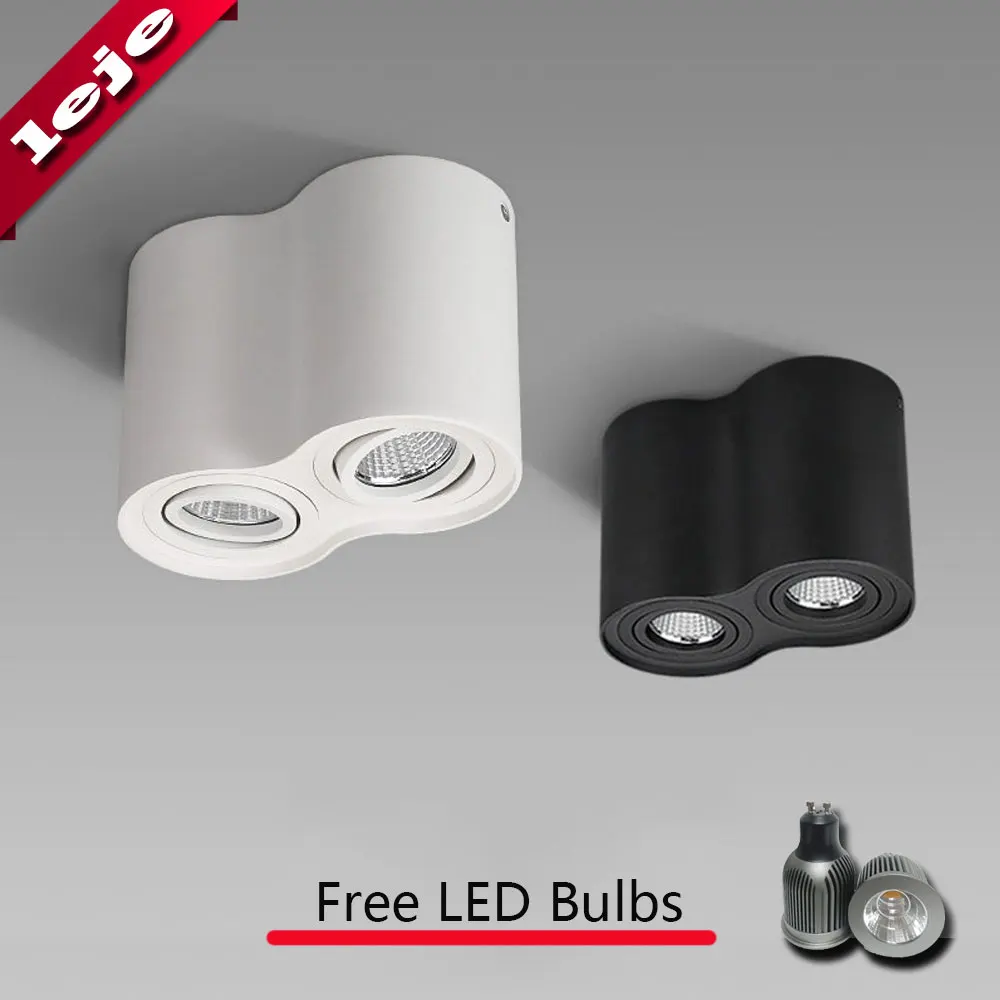 Светодиодная потолочная лампа GU10 сменная с двойной регулировкой угла наклона 12