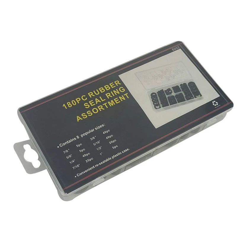 180 шт. черная резиновая прокладка для межсетевого экрана набор стопорных колец