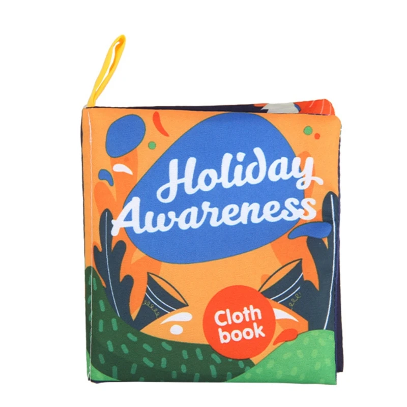 

6 Pcs Kids 3D Cloth Book Baby Puzzle Montessori Toy Educational Learning Books