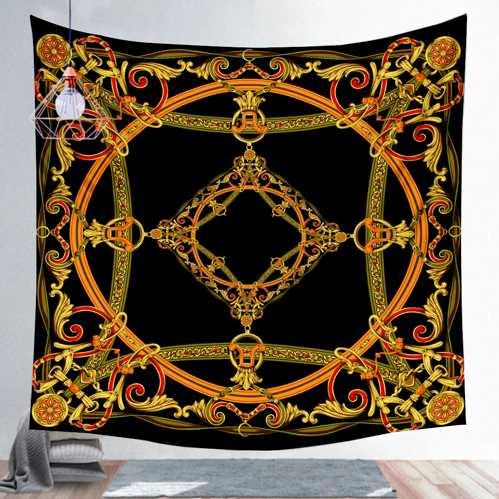 Гобелен в стиле мандалы Инь Янь Сплетница настенное кружевное украшение
