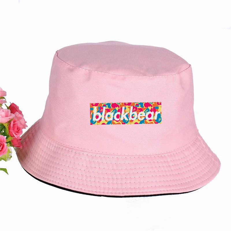 Панама с принтом Черный Медведь для мужчин и женщин шляпа летняя кепка