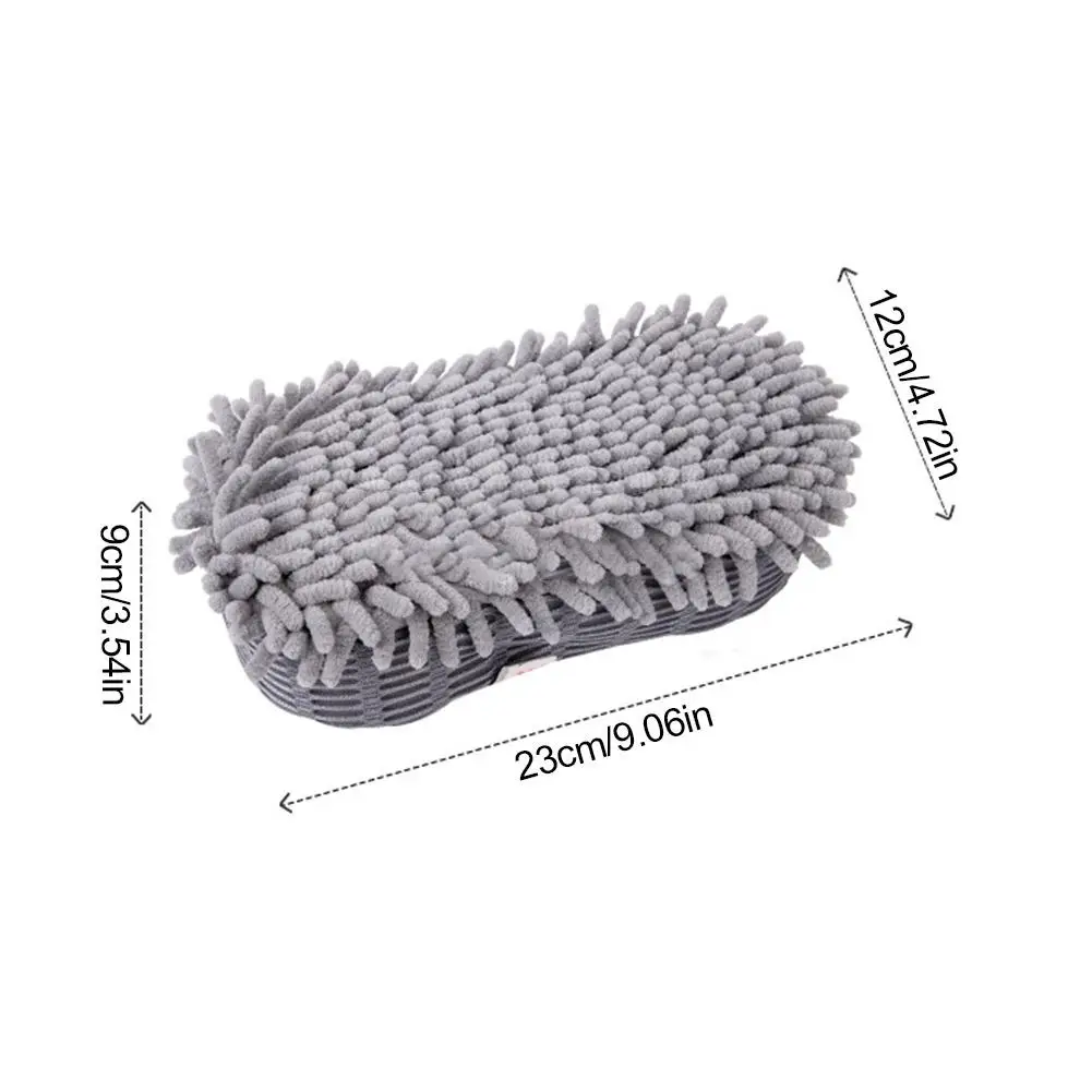 

Car Wash Sponge Auto Cleaning Sponge Premium Chenille Microfiber Lint Free Scratch Free Ultra Soft Automobile Cleaning Sponge