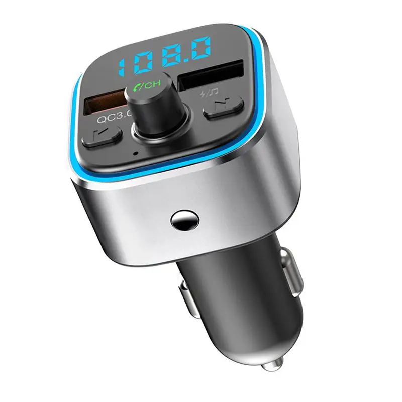 1 шт. светодиодный дисплей маленький Автомобильный MP3-плеер USB Quick Charge 3 0
