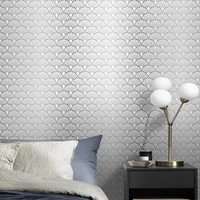 modern trellis wallpaper peel and stick silver fan contact paper removable self adhesive kitchen cabinet drawer vinyl film