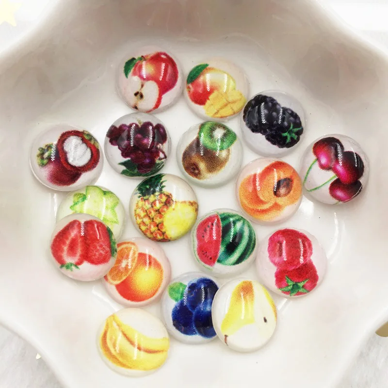 Разноцветные разноцветные стразы из полимерной смолы 12 мм круглые разнообразные