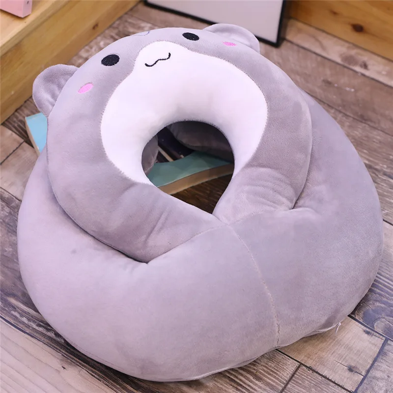 Hamster Офисная Подушка для сна, дорожная маска и подушка для шеи, декор подушки для беременных, мультяшная подушка, подарок на Рождество - Цвет: Hamster