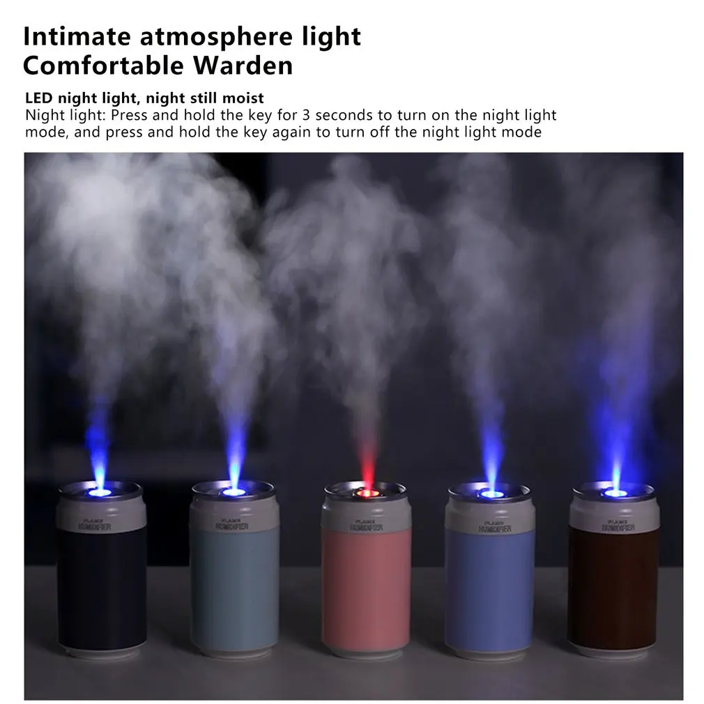 

Mini Home Ultrasonic Air Humidifier Romantic Soft Light USB Essential Oil Diffuser Car Purifier Aroma Anion Mist Maker