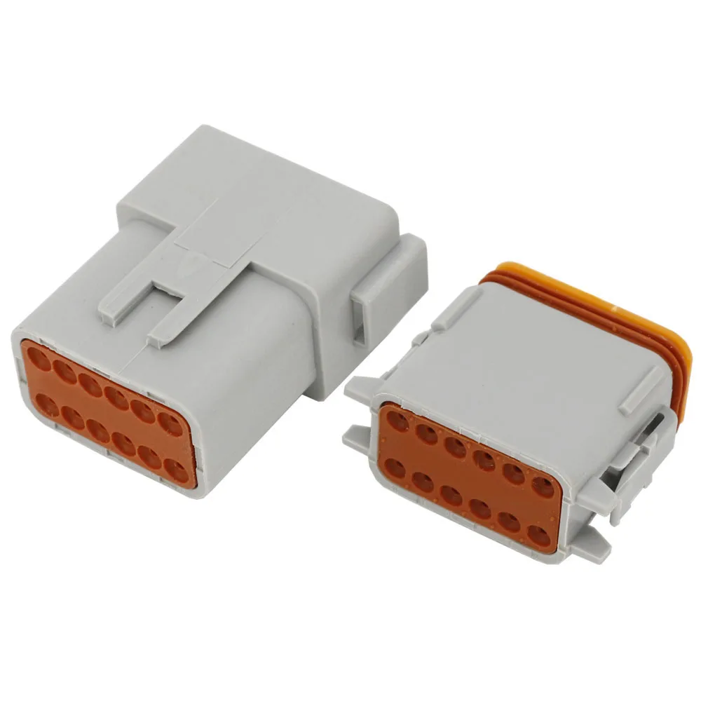 Deutsch серии DT разъемы DT04 12P/DT06 12S 12 Pin Автомобильный Водонепроницаемый провода