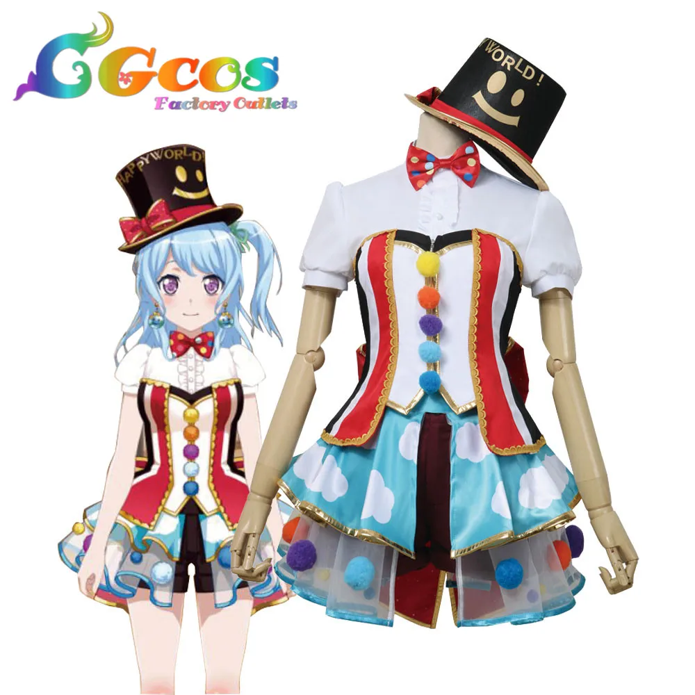 CGCOS Косплэй костюм Bang Dream! Здравствуйте счастливый мир! Smiling Magic Matsubara Kanon платья