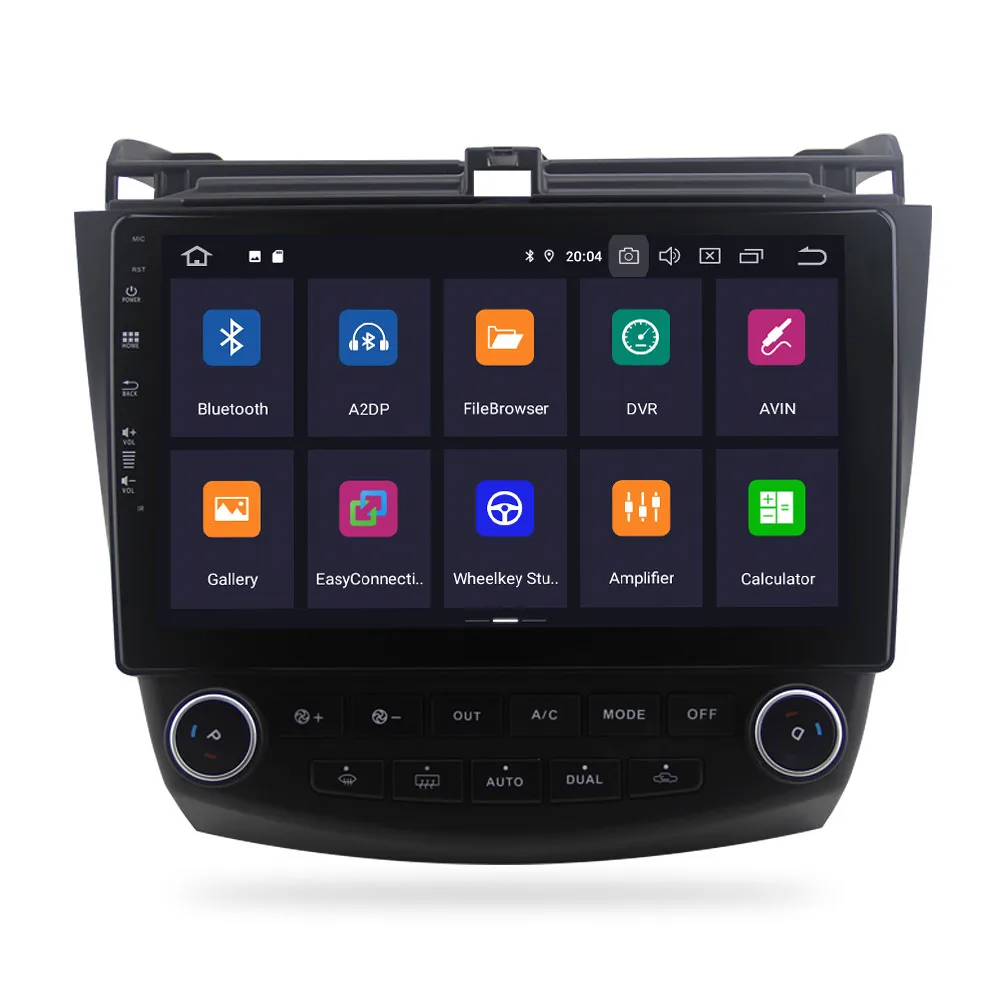 Автомобильный мультимедийный DVD плеер с GPS навигацией Android 9 0 для Honda Accord 7 2003 2007 FM Rds