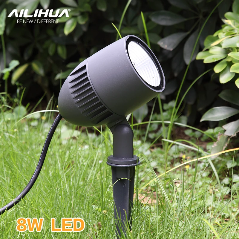 Led tree shooting lamp outdoor waterproof landscape courtyard outdoor shooting lamp greening tree inserting lamp lawn lamp