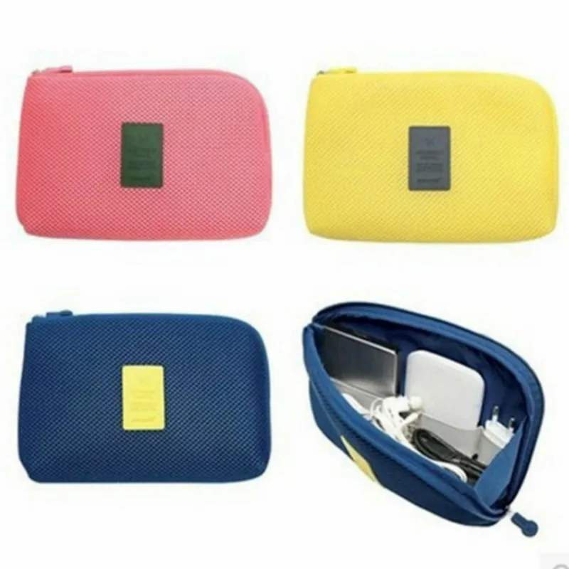 

Shockproof Mesh Travel Digital Storage Bag Phone Data Cable Storage Bag Headphone Data Cable Storage Bag Mouse Storage Bag