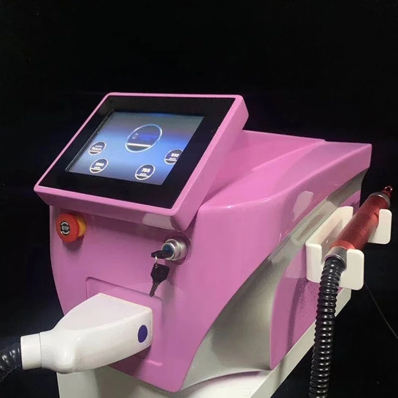 

Picosecond Laser Tattoo Removal Machine Q Switched Nd Yag Laser 755nm 1064nm 532nm Carbon Peeling Skin Whitening Rejuvenation