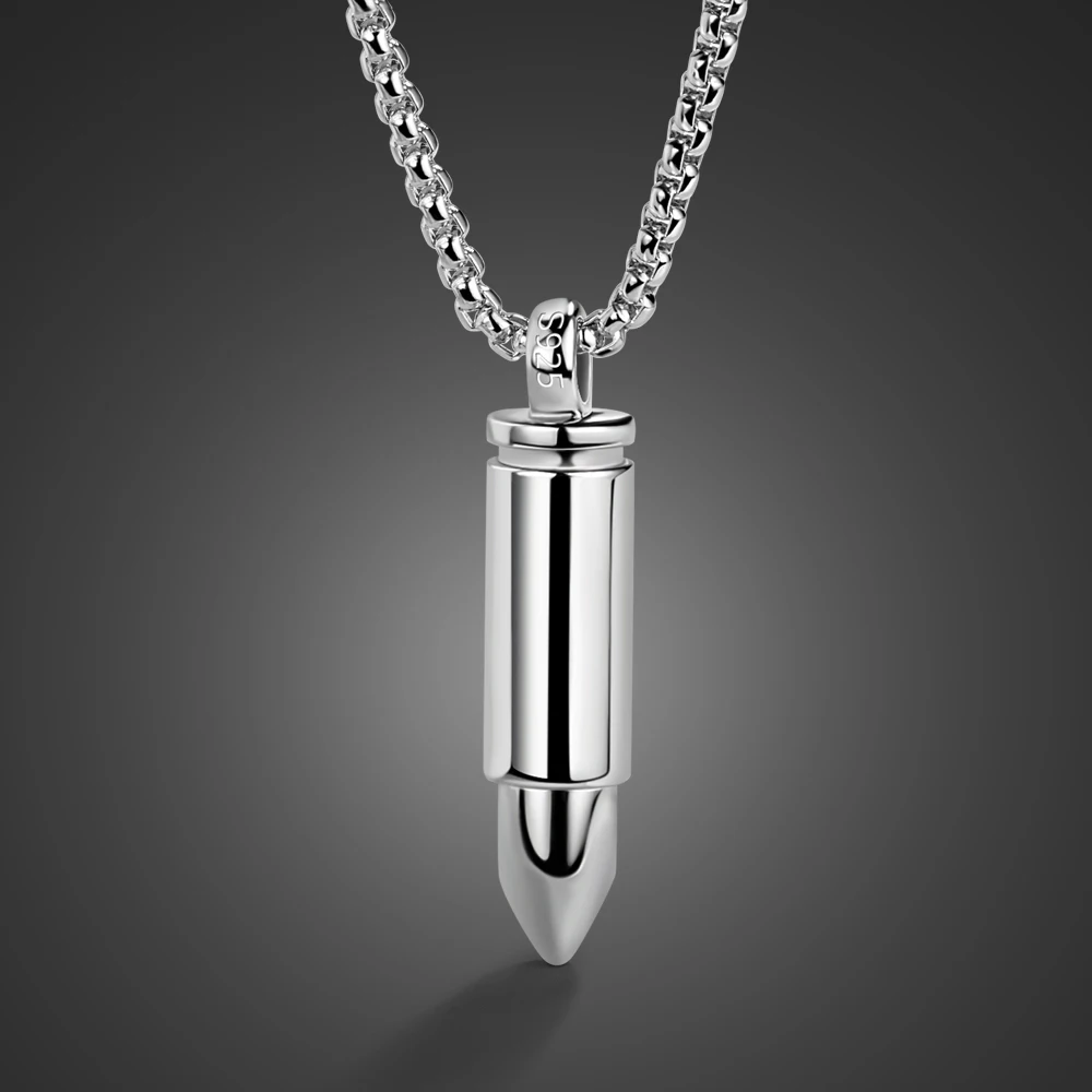 Кулон в виде пули серебро 925 пробы для мужчин и женщин | Украшения аксессуары