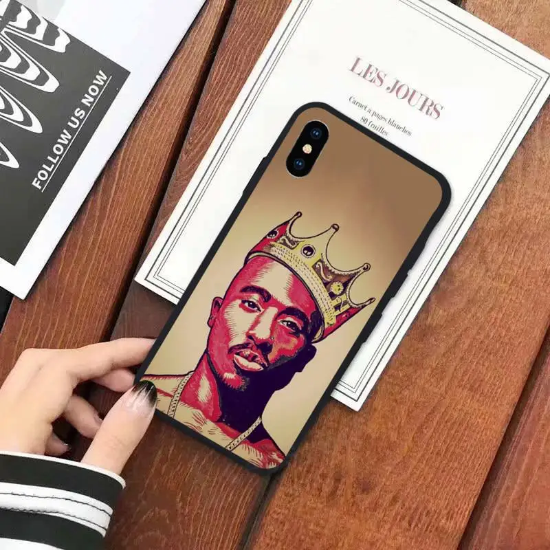 

2pac Tupac famous rapper luxury design Phone Case shell for iPhone 11 12 mini pro XS MAX 8 7 6 6S Plus X 5S SE 2020 XR