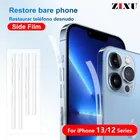 ZIXU ультратонкая наклейка прозрачная матовая боковая пленка для телефона для iPhone 13 12 Pro Max Mini Border Защитная Гидрогелевая пленка из ТПУ для i13