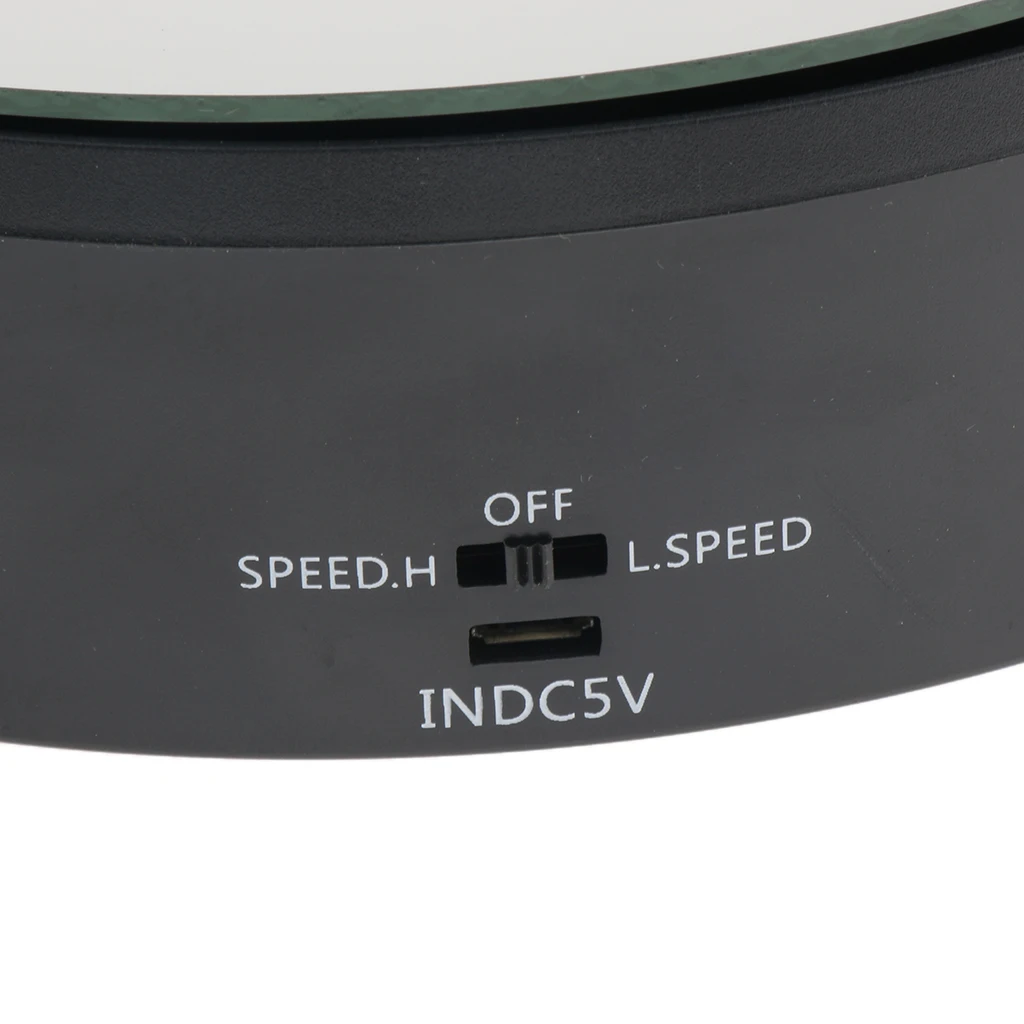 

2 Speeds USB/Battery Powered 360 Rotating Rotary Display Stand Turntable for Retail Stores Supermarkets Exhibitions