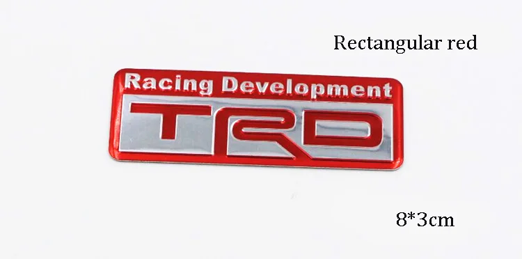 Авто Стайлинг 3D гоночный разработка наклейка TRD эмблема автомобиля значок наклейка автомобиля хвост крыло наклейка для Camry Corolla острый