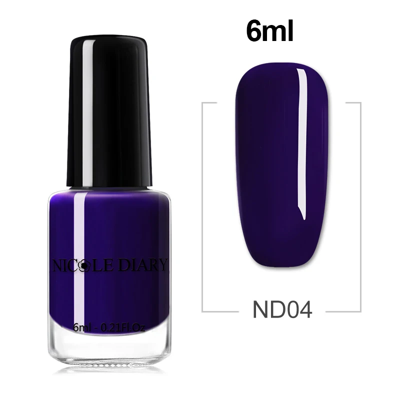 6ml NICOLE DIARY лак для ногтей хамелеон голографический переливающийся флаконы блестки лак для ногтей лак маникюр дизайн ногтей - Цвет: 6ml
