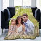 Фланелевое покрывало Upetstory на заказ, Флисовое одеяло с индивидуальным фото для дивана, индивидуальный принт сделай сам по запросу, Прямая поставка