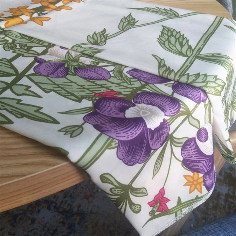 Настенный гобелен с растениями настенный цветочный художественный ковер в стиле