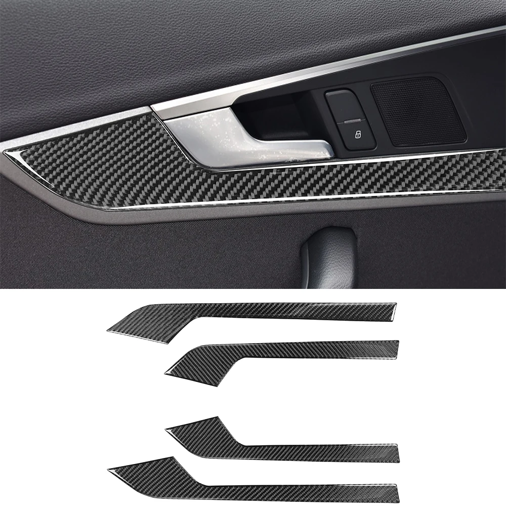 

Наклейка на дверную ручку и панель для Audi A4 B9 2017 2018 2019