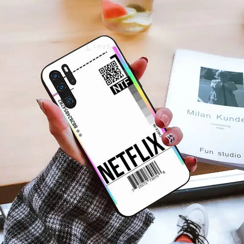 

Fashion ins Flag Bar code Label ticket Phone Cases For Huawei honor Mate mate P 10 9X 10i 20 30 40 y7 lite pro p smart 2019