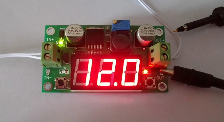 1 шт. LM2596 DC понижающий преобразователь модуль с регулятором напряжения