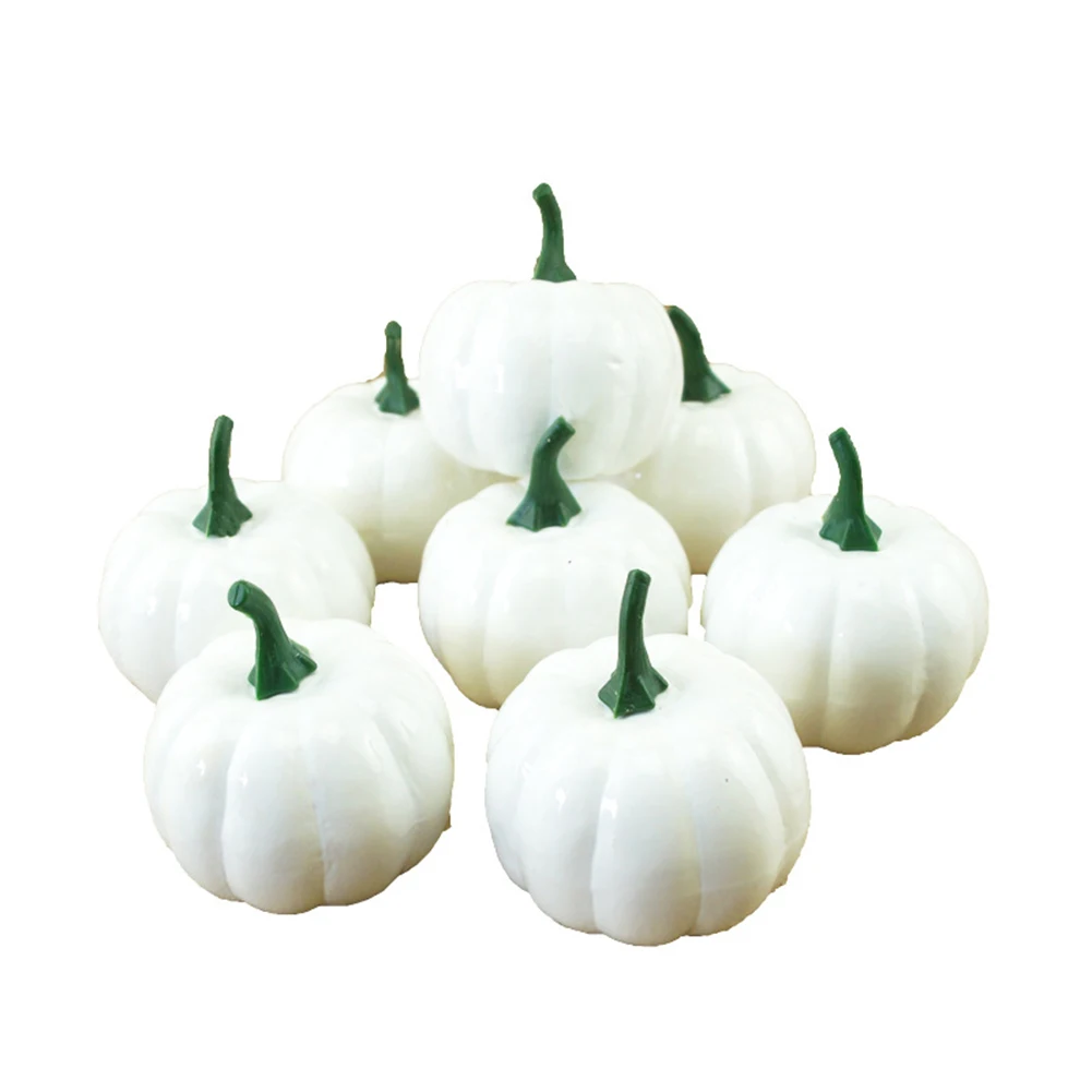 

16Pcs Halloween Decoration Pumpkin Lantern Simulation Small Pumpkin Foam Mini DIY Artificial Handwork Halloween Decor