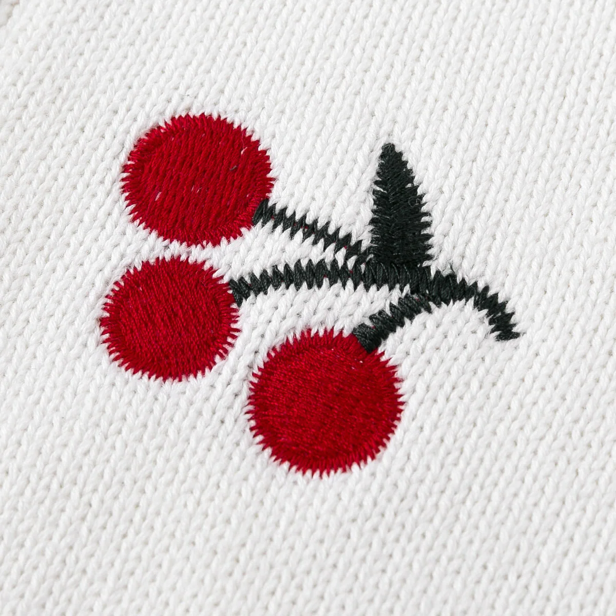 Curipeer Spring Newborn Baby Cardigans Coats White Girls Knitted Outerwear Cherry Embroidery Sweater Clothing Infant Tops |