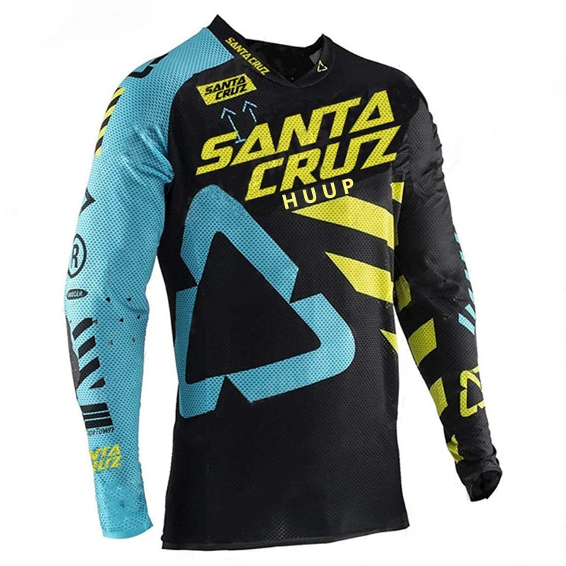 

2021 Santa Cruz Enduro горный велосипед Джерси MX Мотокросс BMX гоночный Джерси DH с длинным рукавом Велоспорт одежда MTB футболка